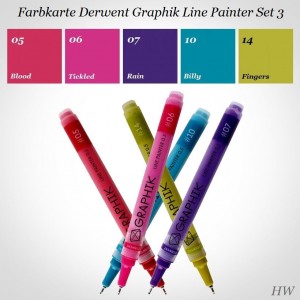 Derwent Line Painter Set 3 Farbkarte