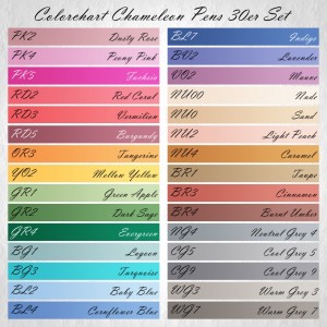 Colorchart Chameleon Pens 30er Set