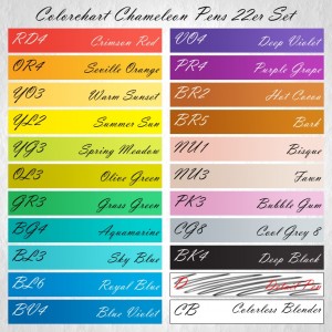 Colorchart Chameleon Pens 22er Set