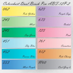 Colorchart Tombow Dual Brush Pen ABT-12P-2