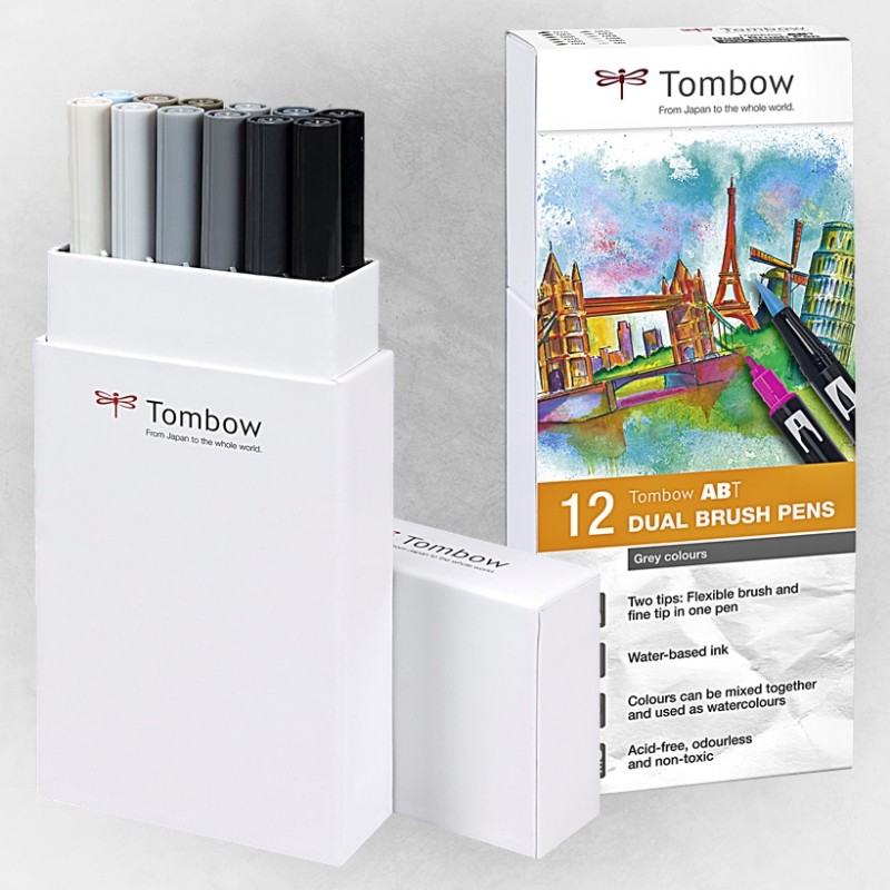 Tombow Dual Brush Pen ABT-12P-3