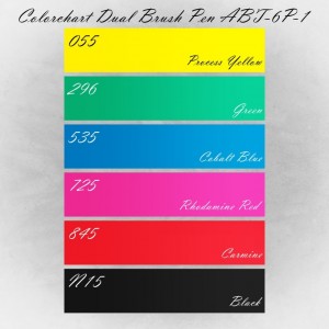 Colorchart Tombow ABT-6P-1