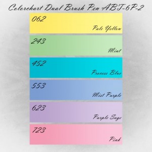 Colorchart Tombow ABT-6P-2 Dual Brush