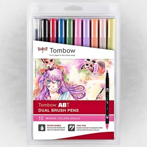 Tombow Dual Brush Pen ABT-10C-Manga2