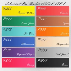 Colorchart Tombow ABTP-12P-1 Pro Marker