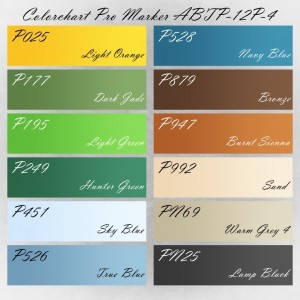 Colorchart Tombow ABTP-12P-4 Pro Marker