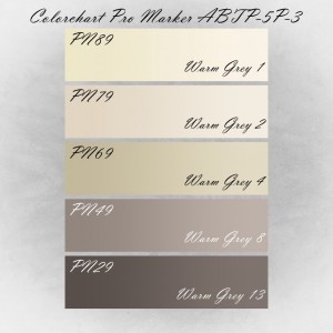 Colorchart Tombow ABTP-5P-3 Pro Marker