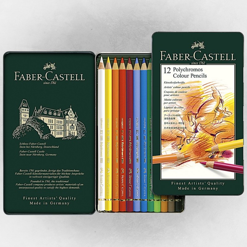 Faber Castell 110012 Polychromos Farbstifte