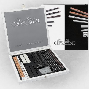 Cretacolor Black-White Box 40025