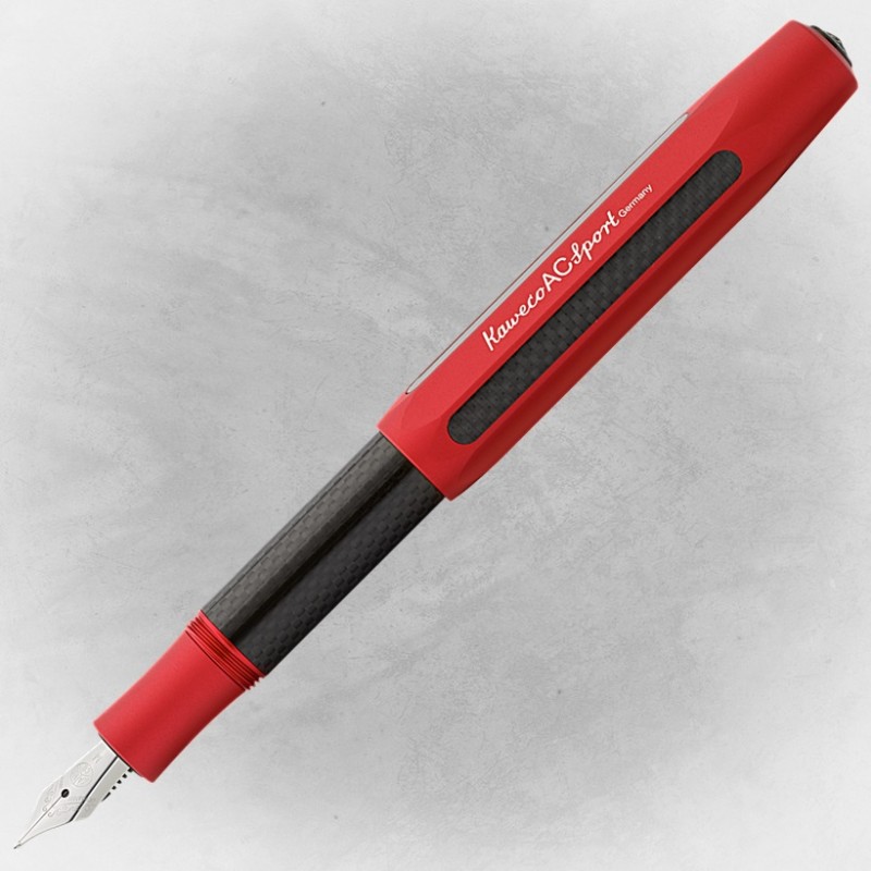 Kaweco Carbon Sport Kugelschreiber aus ALU in rot # 