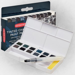 Derwent Tinted Charcoal Paint Pan-Set