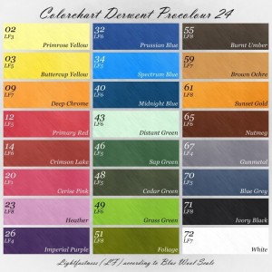 Colorchart Derwent Procolour 24