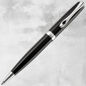 Diplomat Kugelschreiber Lack schwarz