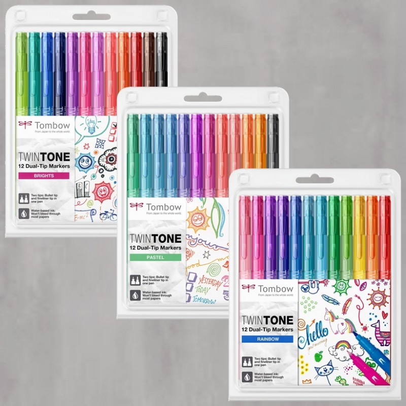 Tombow Twin Tone WS-PK-12P