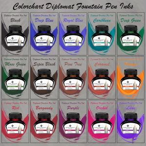 Diplomat Füllhaltertinte Colorchart