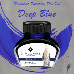 Diplomat Füllhaltertinte Deep Blue