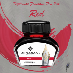 Diplomat Füllhaltertinte Red
