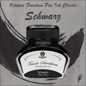 Octopus Fluids Füllhaltertinte Classic Schwarz