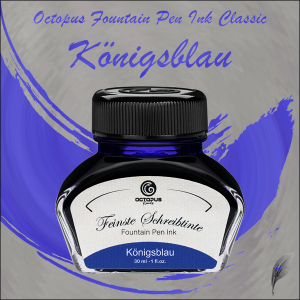 Octopus Fluids Füllhaltertinte Classic Königsblau