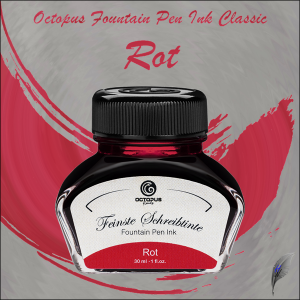 Octopus Fluids Füllhaltertinte Classic Rot