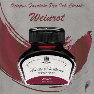 Octopus Fluids Füllhaltertinte Classic Weinrot
