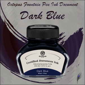 Octopus Fluids Füllhaltertinte Document Dark Blue