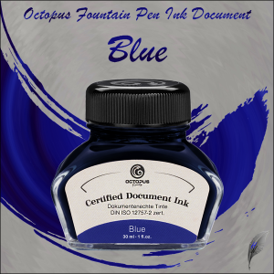 Octopus Fluids Füllhaltertinte Document Blue