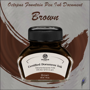 Octopus Fluids Füllhaltertinte Document Brown