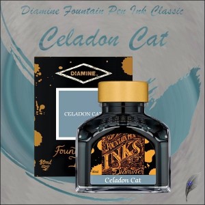 Diamine Füllhaltertinte Classic Celadon Cat