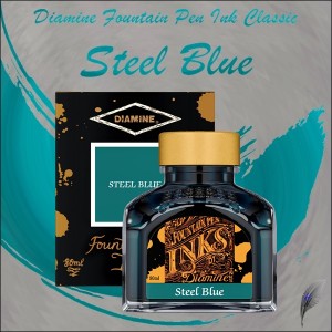 Diamine Füllhaltertinte Classic Steel Blue
