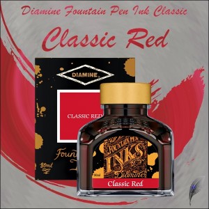 Diamine Füllhaltertinte Classic Classic Red