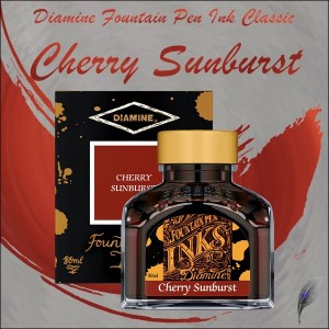 Diamine Füllhaltertinte Classic Cherry Sunburst