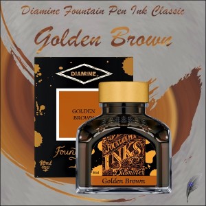 Diamine Füllhaltertinte Classic Golden Brown